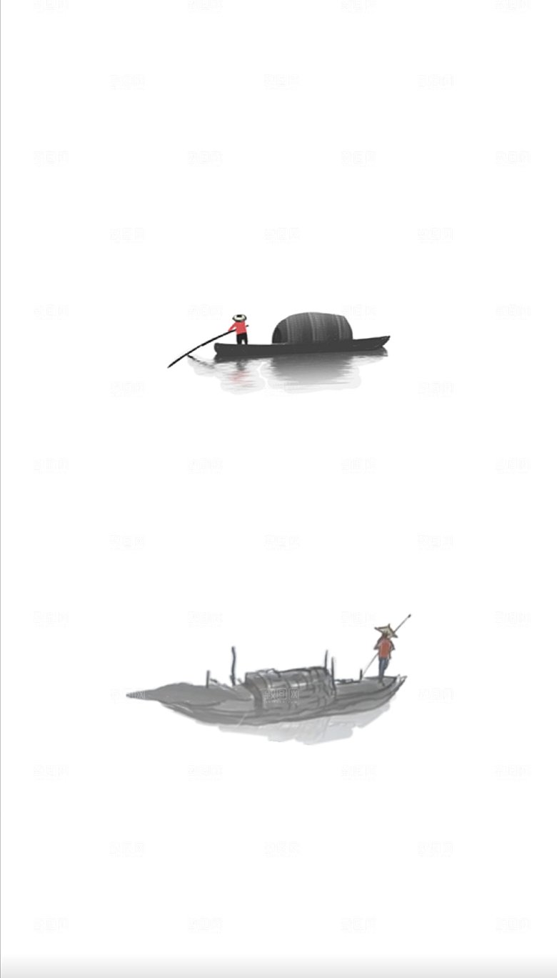 水墨画古风背景素材