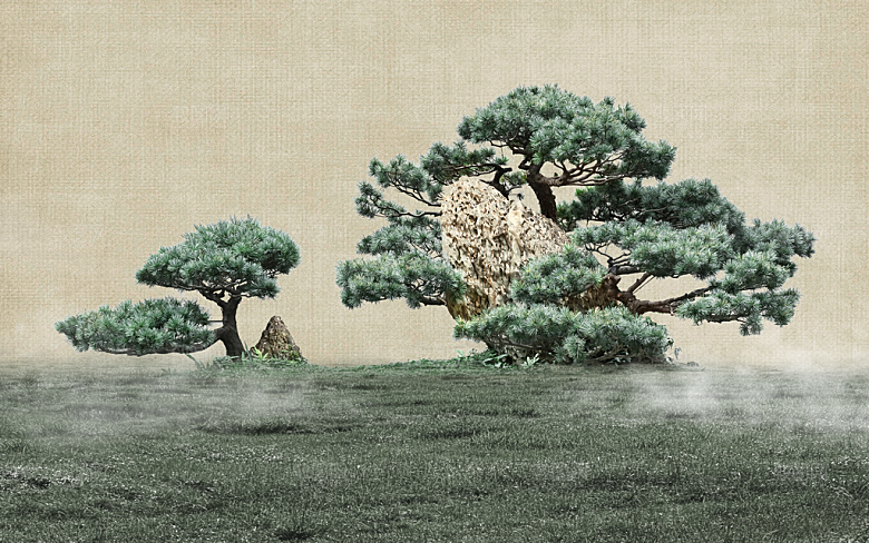 中式古风工笔画设计