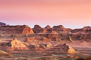 自然风景沙漠高原摄影图