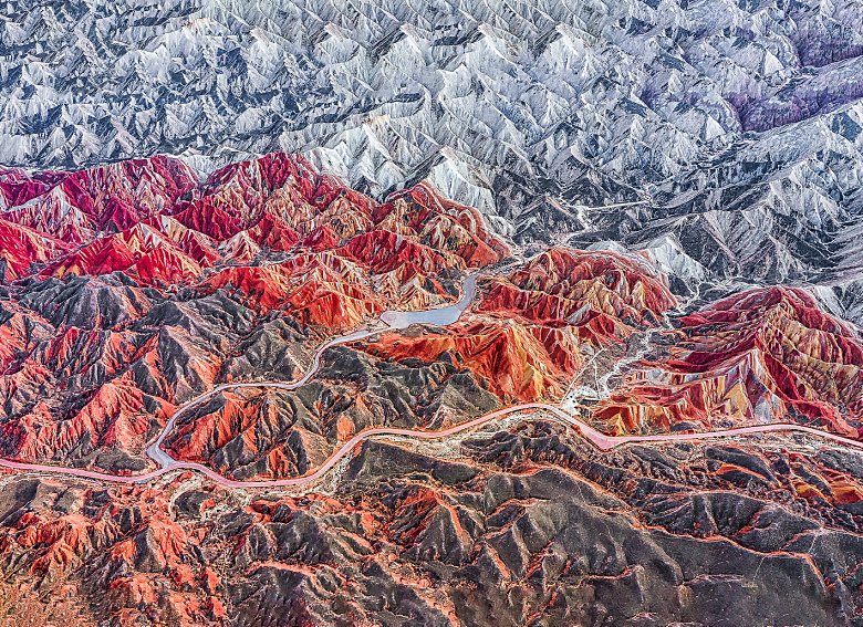 自然风景沙漠高原摄影图