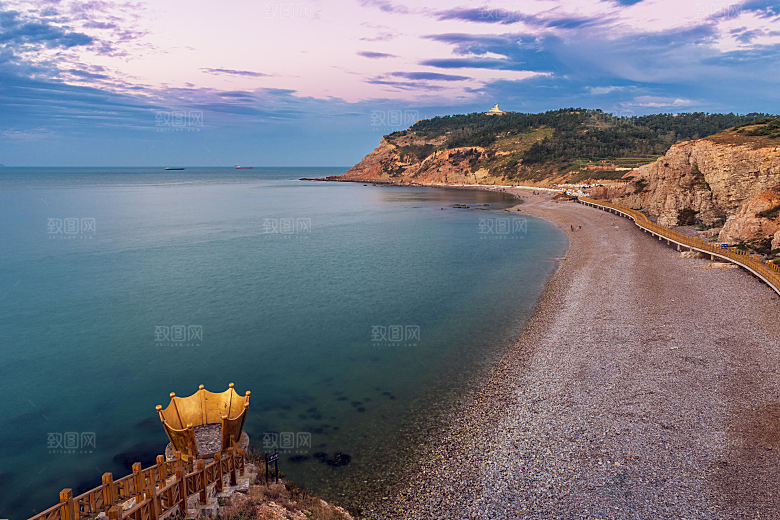 自然风景蓝色海边海岸海岛沙滩湖泊