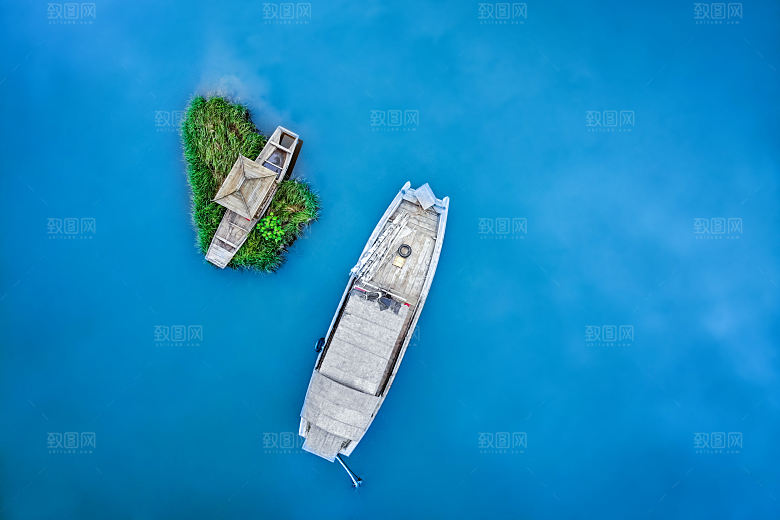 云南洱海沙滩蓝色海岸摄影