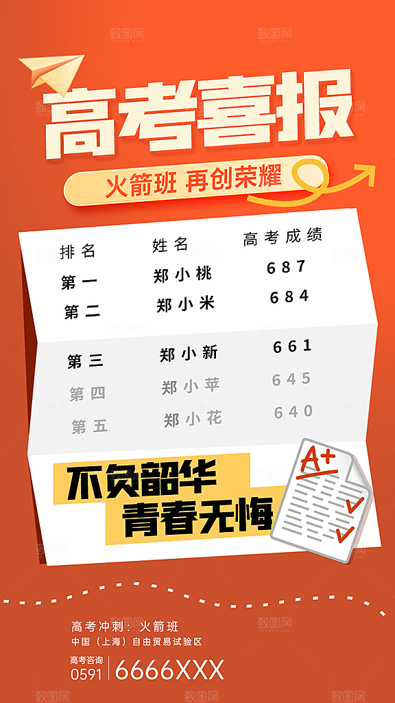 高考加油决战高考海报