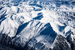 冰川风雪雪山云海风景