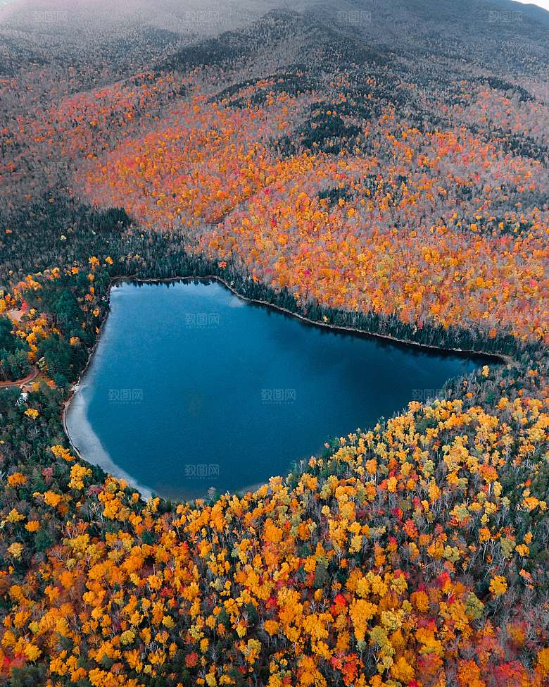 湖泊湖边海景自然风景