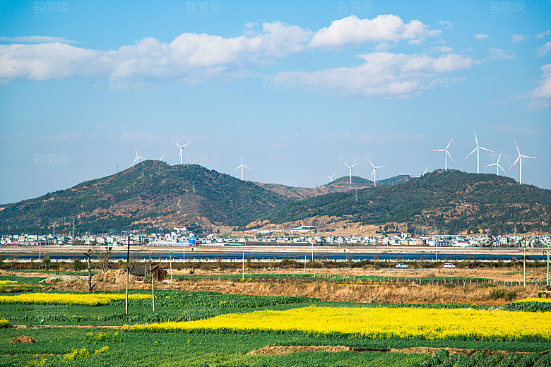 山地山峰城市村庄渔村山村摄影