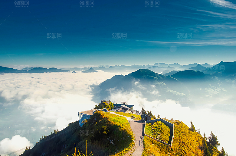 山峰群山森林大山摄影