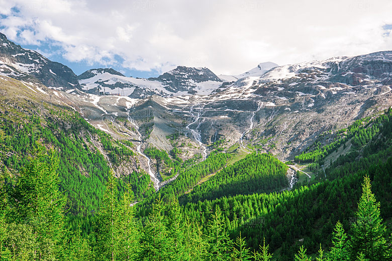 山峰群山森林大山摄影