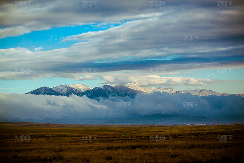 自然风景山峰山路山峦摄影