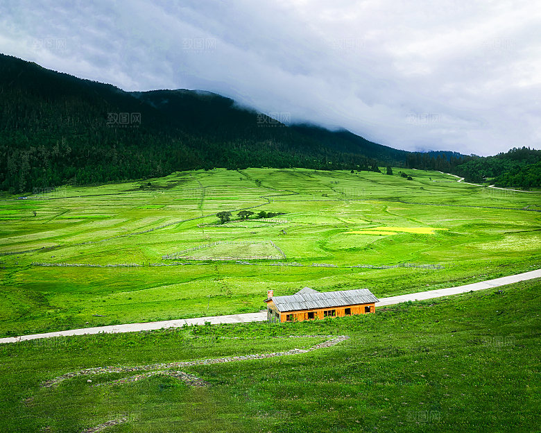 西藏大山山峰山谷山顶山地山峦