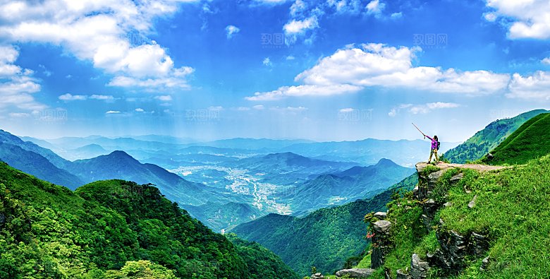 西藏大山山峰山谷山顶山地山峦