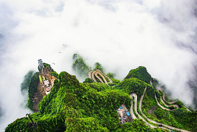 山峰群山森林大山摄影