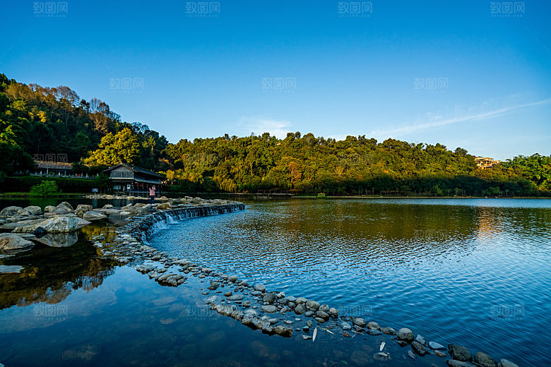 自然风景海边沙滩河流湖水