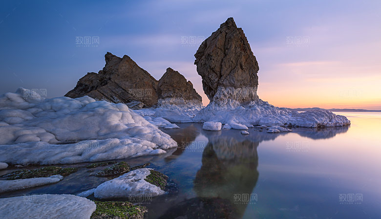 自然风景海边沙滩河流湖水