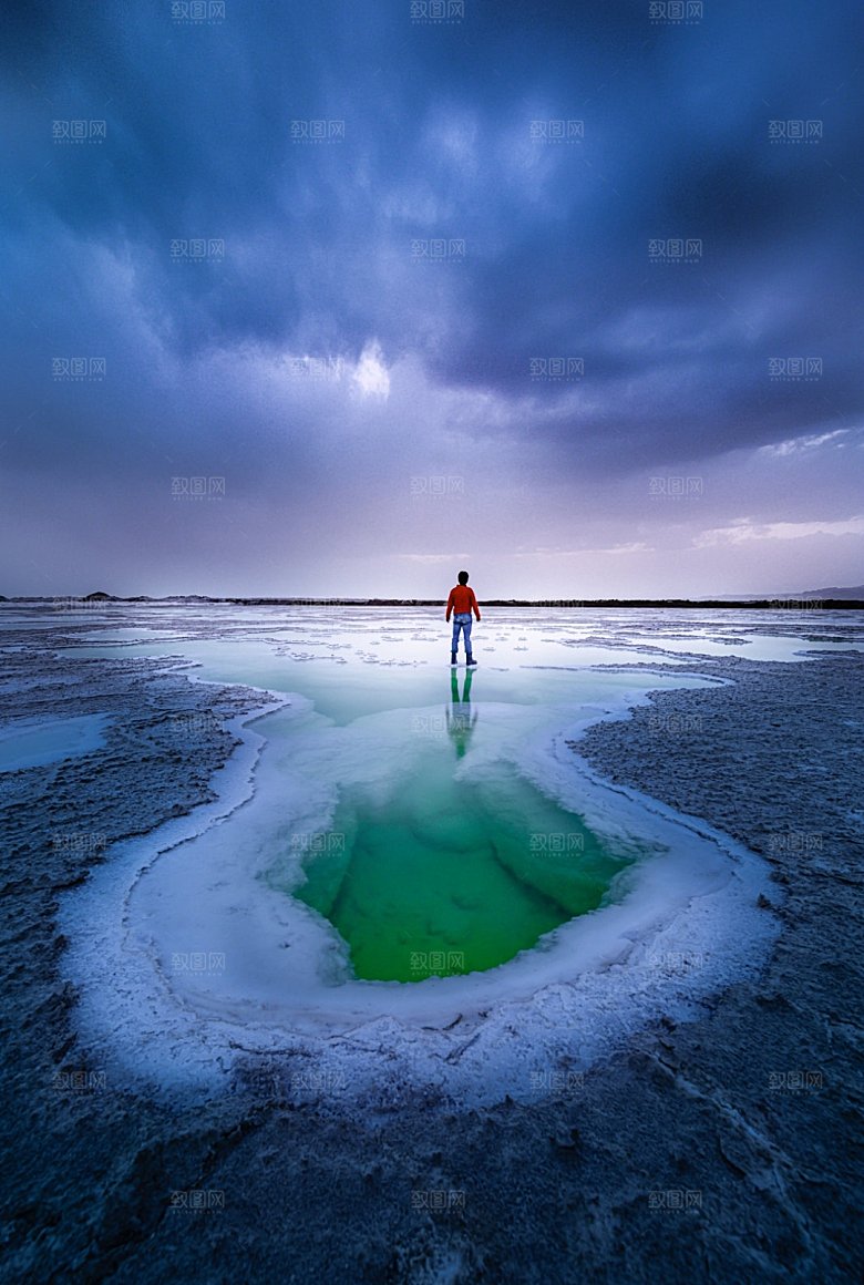 自然风景海边沙滩河流湖水