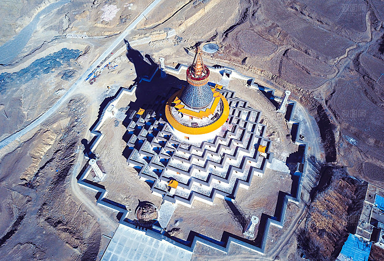 山川山峦冰湖山地地形摄影