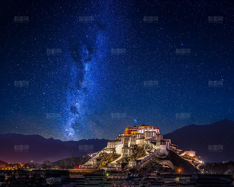 西藏甘肃沙漠寺庙摄影