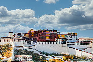 西藏甘肃沙漠寺庙摄影