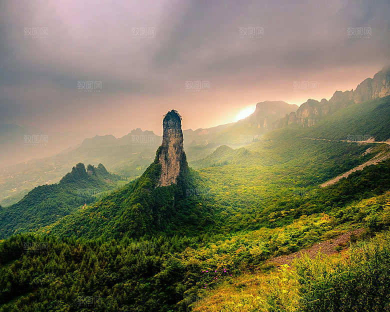 自然风景山峰山峦大山摄影