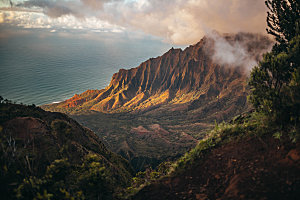 山峰山峦群山山顶摄影