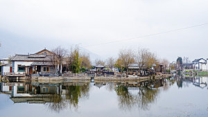 海边渔村小镇村庄摄影