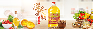 餐饮美食油零食简约大气海报