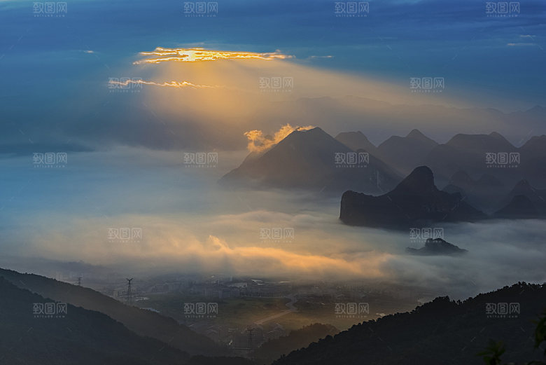 海景水景后期合成背景素材