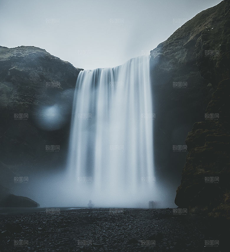 海景水景山脉高原后期合成背景素材