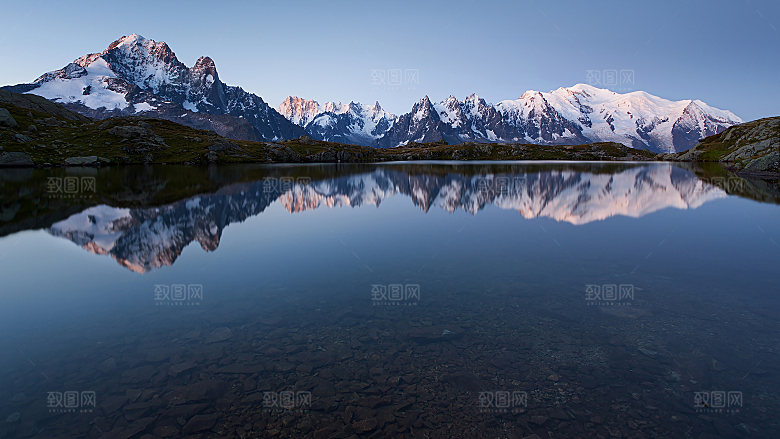 海景水景山脉高原后期合成背景素材