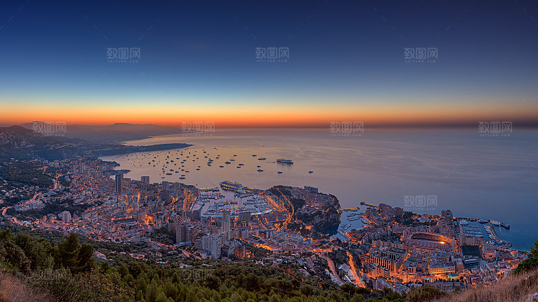 海景水景山脉高原后期合成背景素材