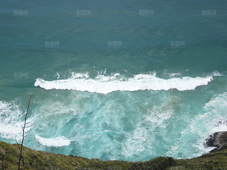 海景水景山脉高原后期合成背景素材