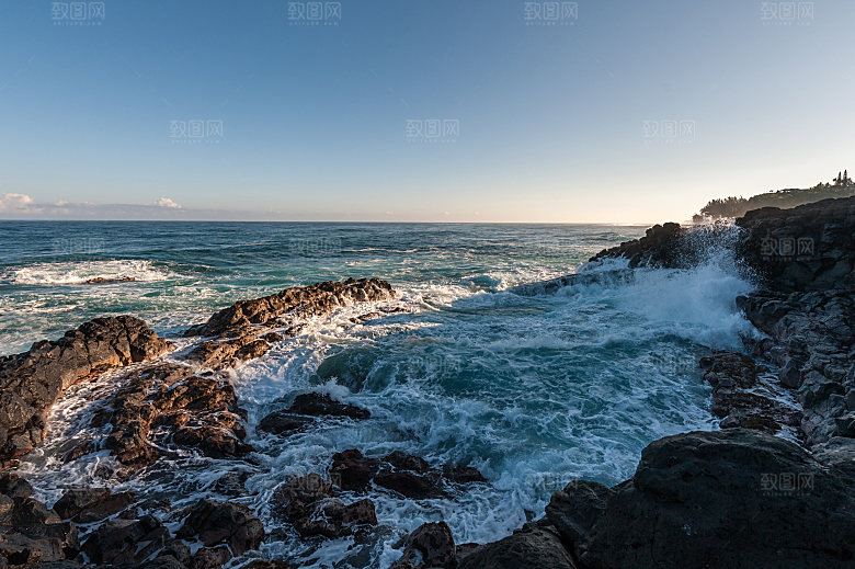 海景水景山脉高原后期合成背景素材