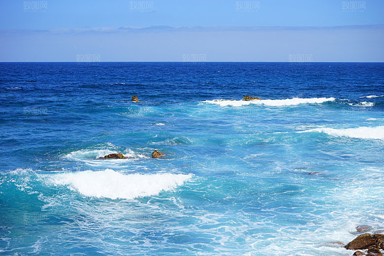 海景水景山脉高原后期合成背景素材
