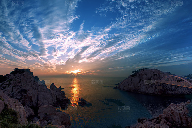 海景水景山脉高原后期合成背景素材