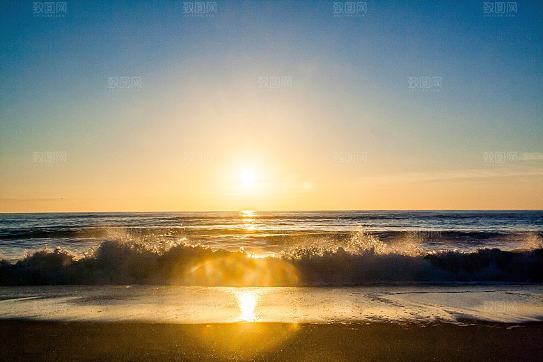 海景水景山脉高原后期合成背景素材
