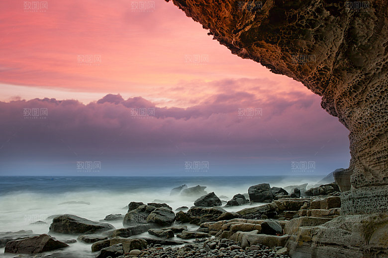 海景水景山脉高原后期合成背景素材