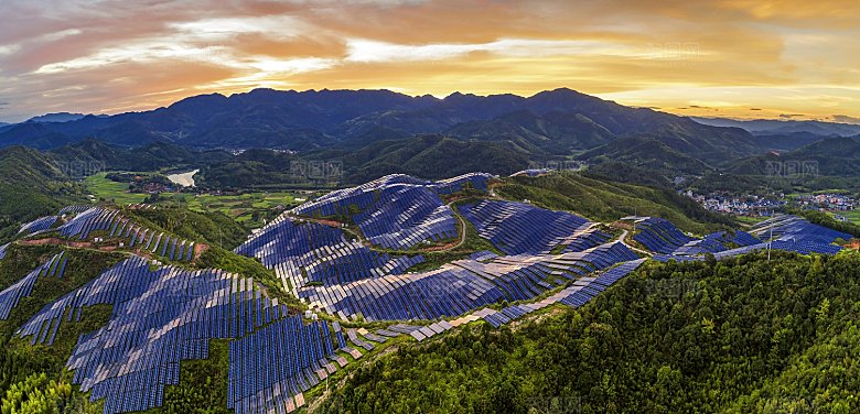 中国福建省南平自然风景光伏摄影