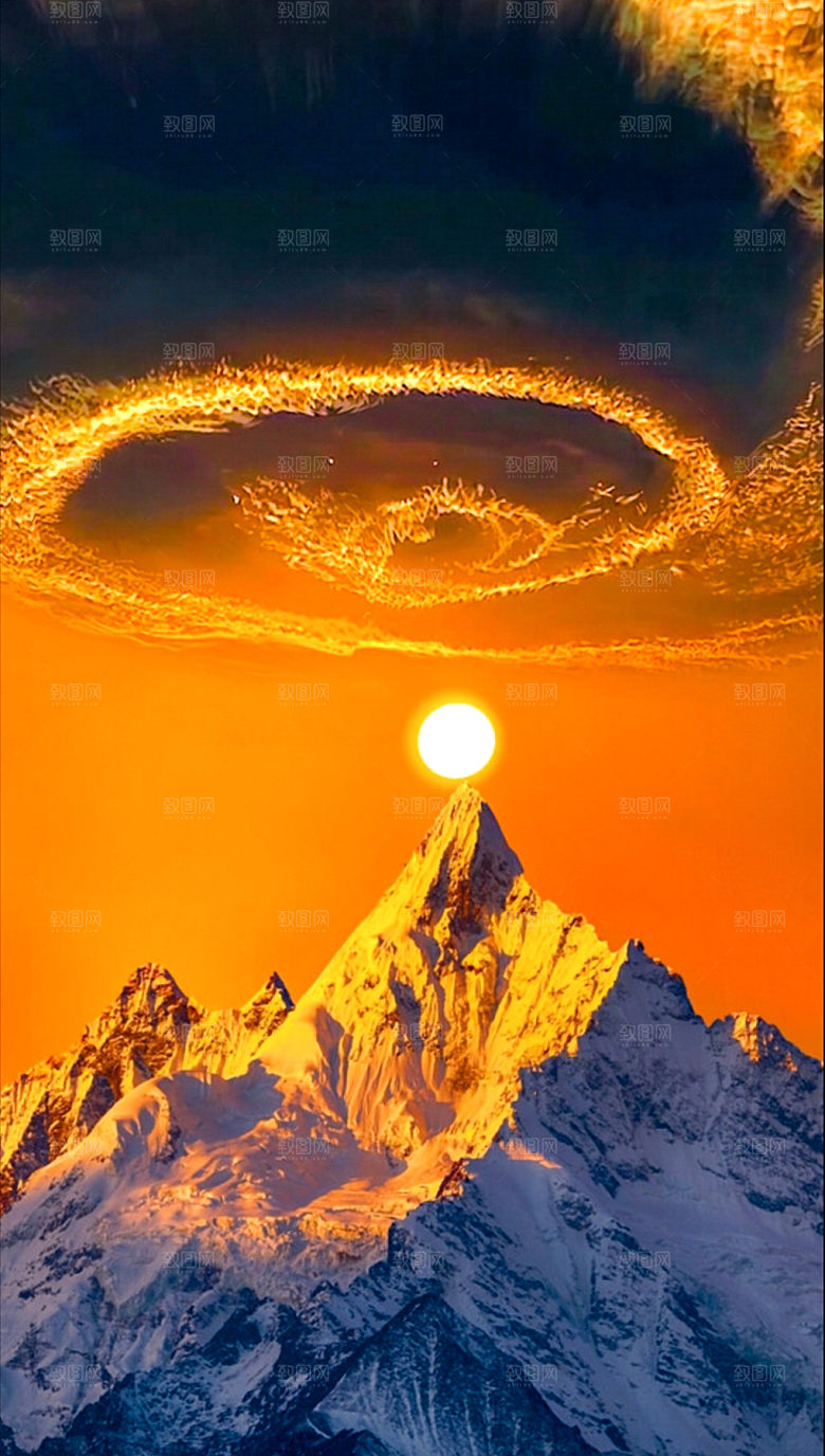 自然风景森林河流素材