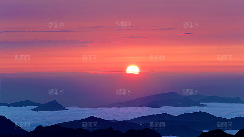 自然风景日落日出夜晚摄影