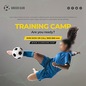 足球培训招生宣传画册设计