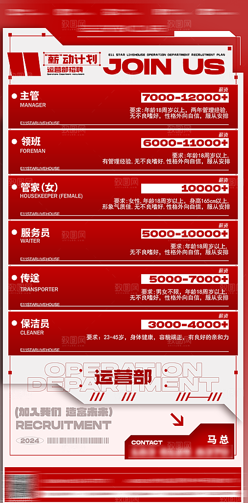 人才招聘找工作海报