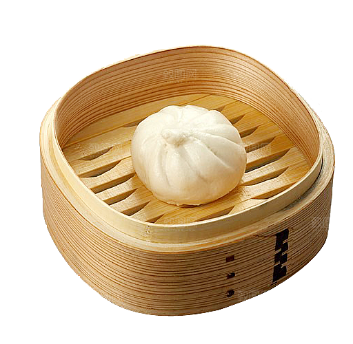 卡通小笼包手绘蒸包子素材