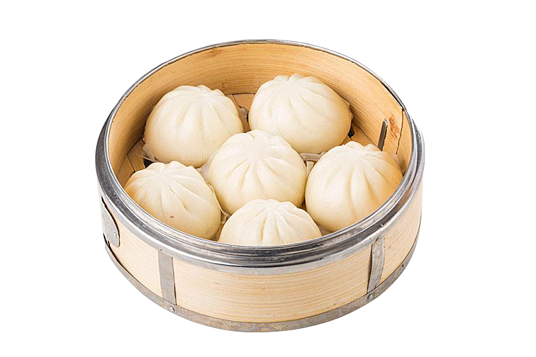 卡通手绘小笼包包子元素