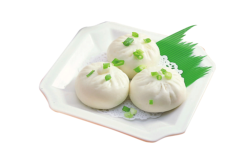 卡通手绘大包子元素