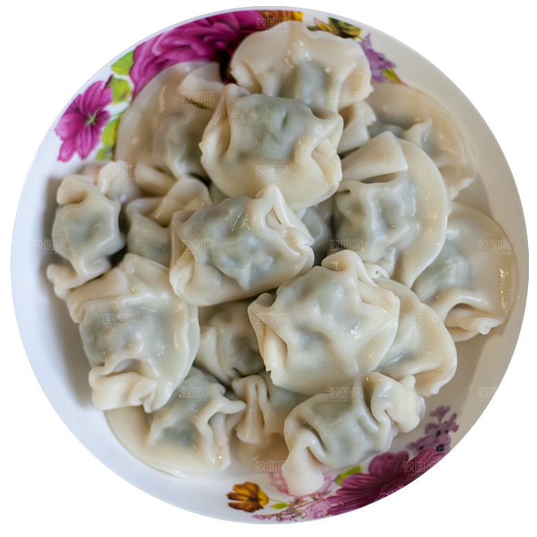 水饺馄饨饺子面食免扣元素