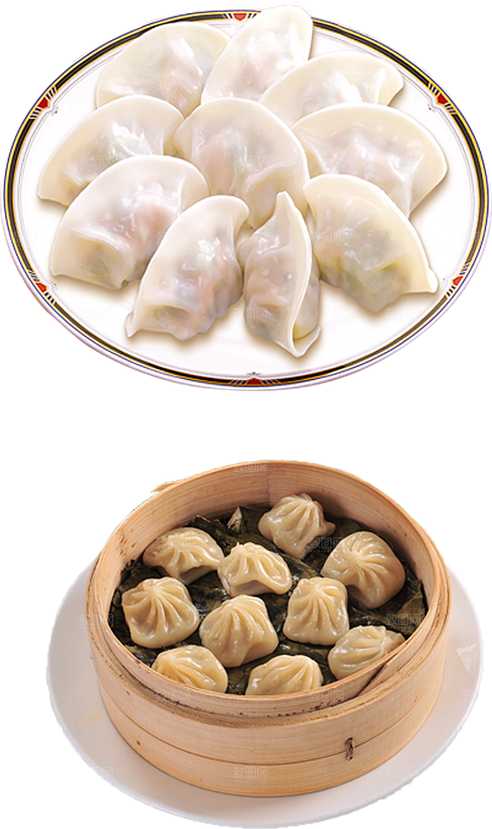 水饺饺子东北蒸饺免扣元素