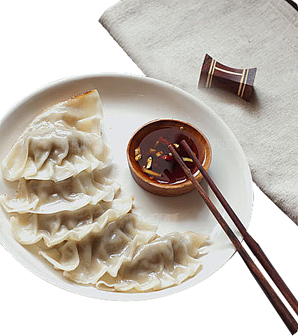 蒸饺饺子水饺免扣元素