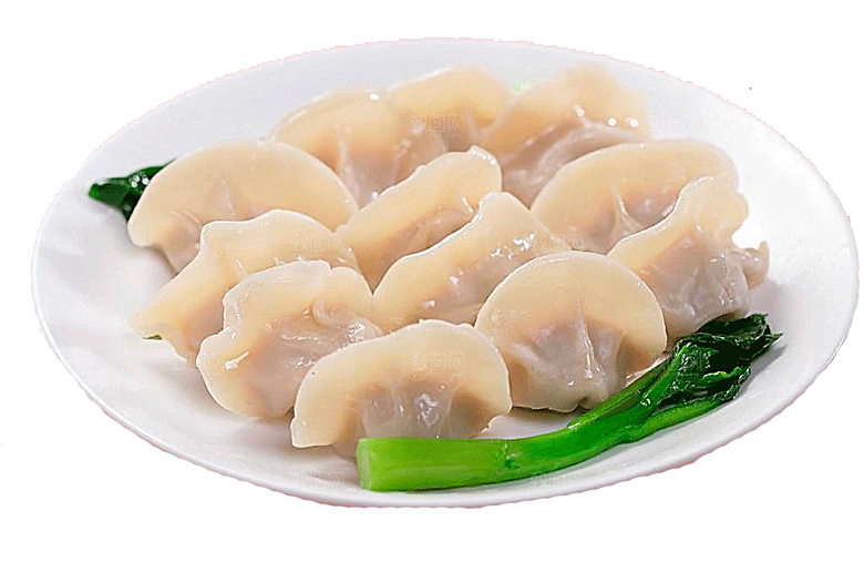 蒸饺饺子水饺免扣元素