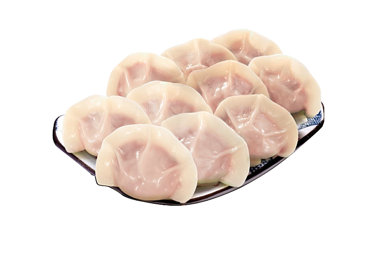 蒸饺饺子水饺免扣元素