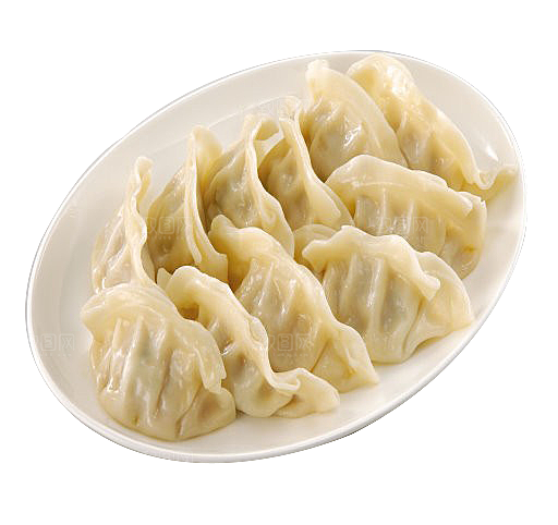 蒸饺饺子水饺免扣元素